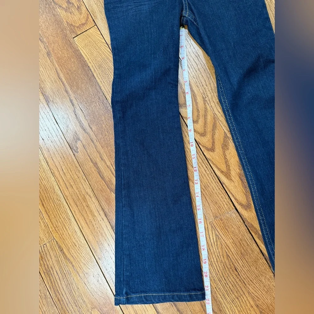 Ralph Lauren Girls Dark Wash Straight Leg Jeans Size 6X Classic Denim Vintage